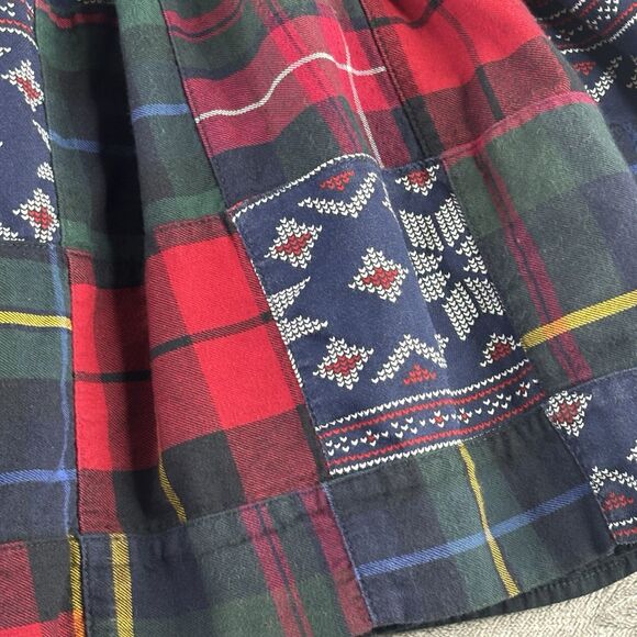 Ralph Lauren Girls Dress 4T Tartan Plaid‎ Patchwork Cotton Red Sleeveless Lined - Picture 3 of 14